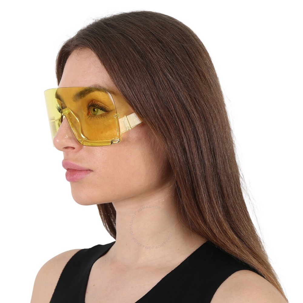 Gucci Yellow Shield Ladies Sunglasses GG1631S 009